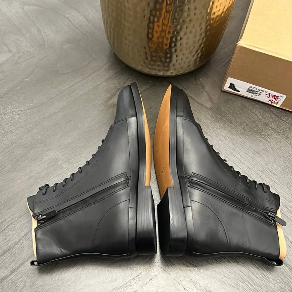 VINCE Cooper Water-resistant leather Boot - Picture 6 of 9